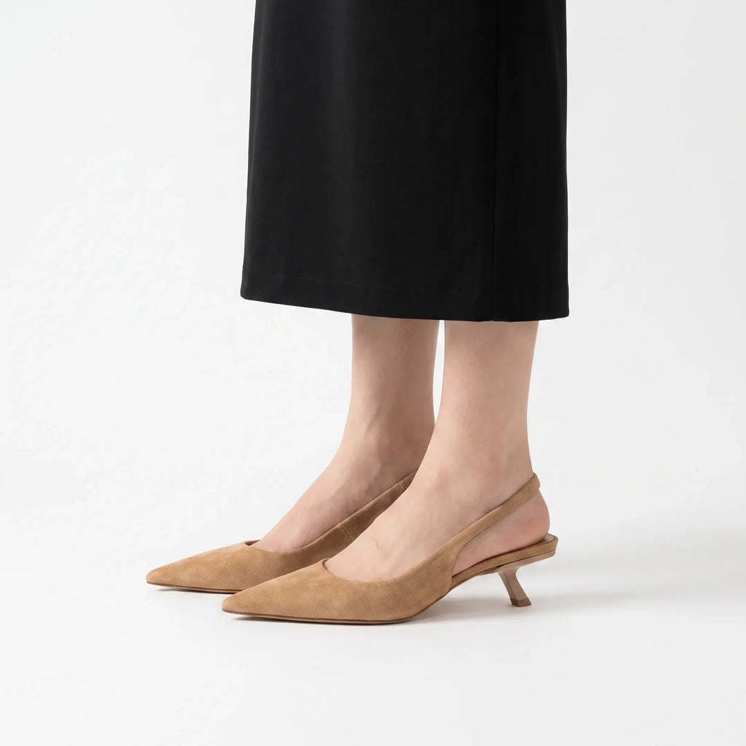 Veelzijdige dames sandalen met kitten heel en puntneus, ideaal voor kantoor, feest of casual zomerlooks.