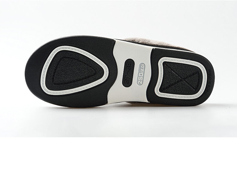 Unisex huisschoenen: waterafstotende pantoffels voor dames en heren, heerlijk zacht en warm.