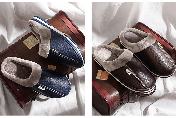 Antislip huisschoenen: comfortabele unisex pantoffels, perfect tegen koude voeten, zacht en warm.