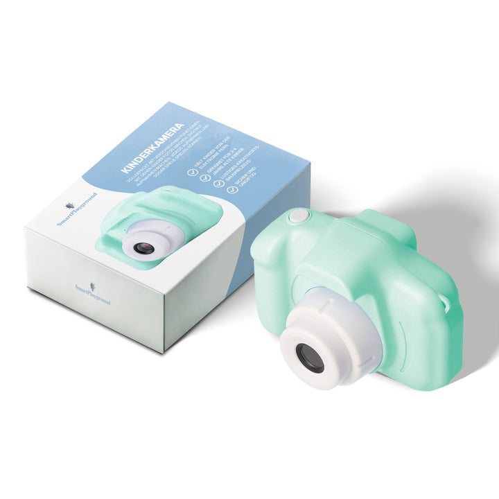 Leuke kindercamera, een perfect cadeau voor kinderen om buiten foto's en video's op te nemen; robuust en veilig.