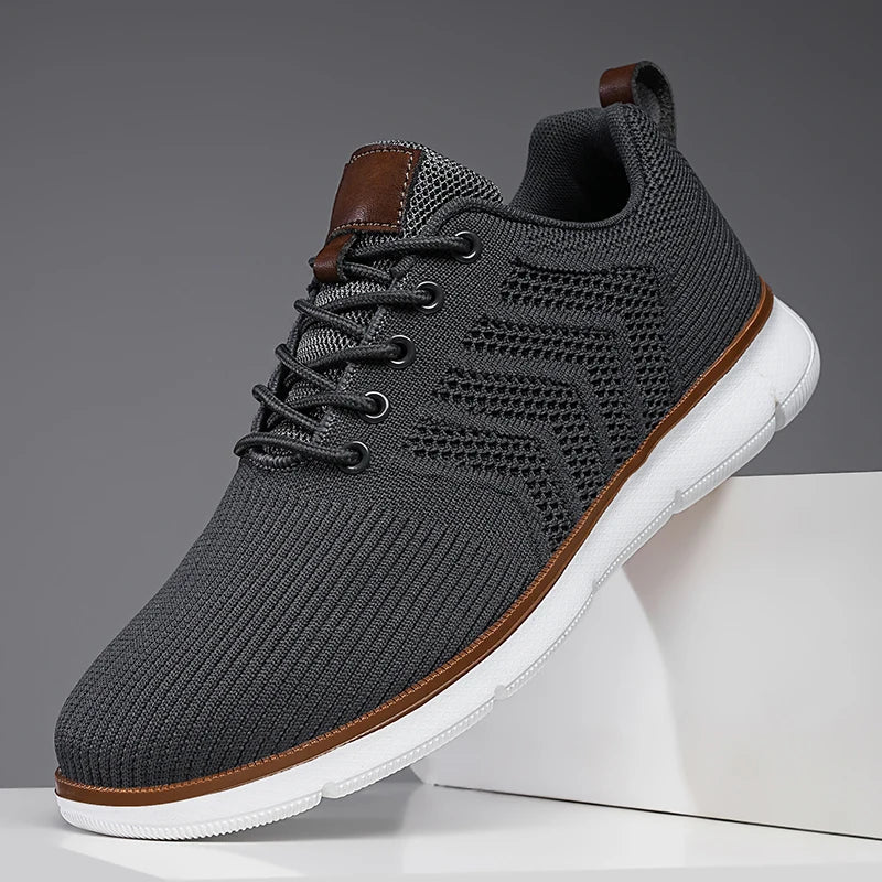 Lichtgewicht ademende heren sneakers voor optimaal comfort en loopgemak, perfect voor casual heren.