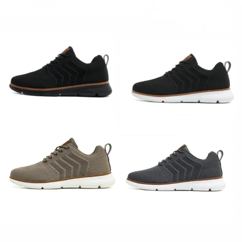 Moderne heren casual sneakers, bieden superieur loopcomfort en zijn ideaal als instapschoenen.