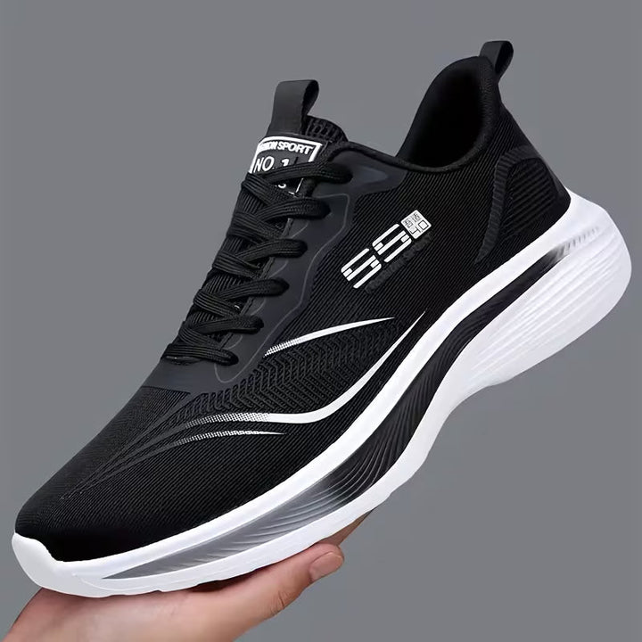 Ademende heren sneakers met antislip zool, ideaal voor comfort en dagelijks gebruik.
