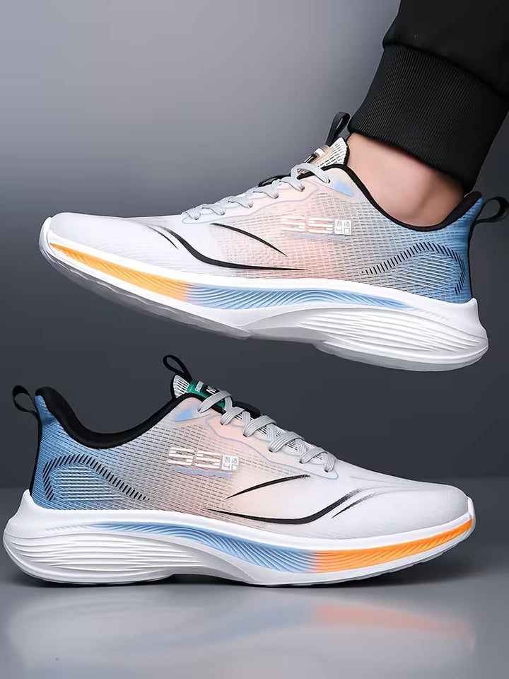 Stijlvolle heren casual sneakers, ademend en antislip, geschikt voor sport en vrije tijd.