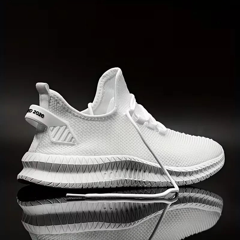 Casual unisex comfort schoenen, ademend ontwerp met stevige vetersluiting voor een actieve levensstijl.