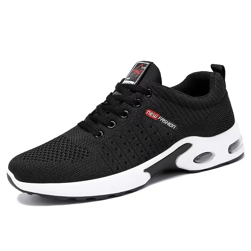 Ademende lichtgewicht heren sneakers met vetersluiting voor sport & dagelijks comfort.