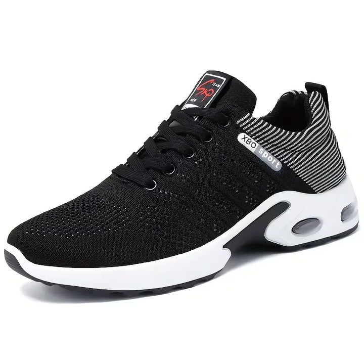 Moderne heren veterschoenen, lichtgewicht sportschoenen, ademend materiaal voor ultiem comfort tijdens sport.
