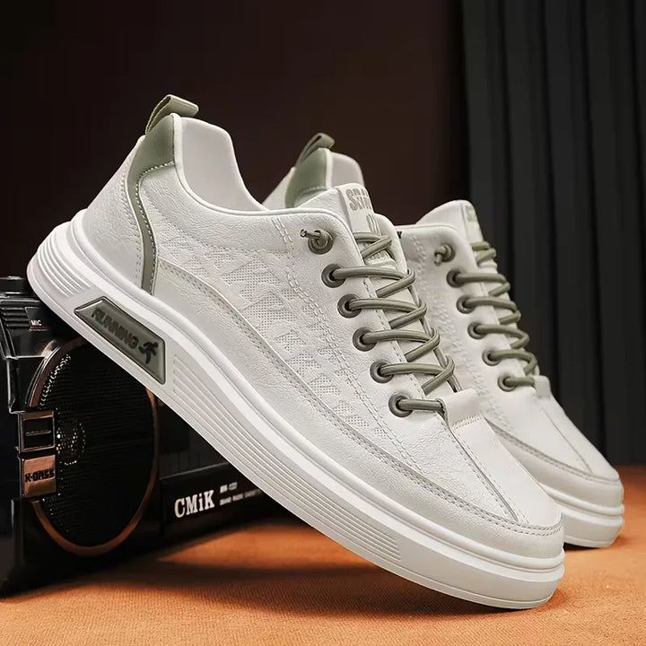 Comfortabele heren platform sneakers met verhoogde zool voor een moderne en stijlvolle uitstraling.