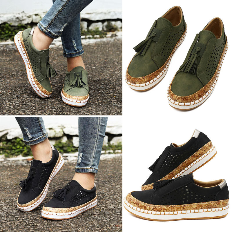 Comfortabele zwarte sneakers zonder veters, geschikt voor elke dag en unisex voetcomfort.