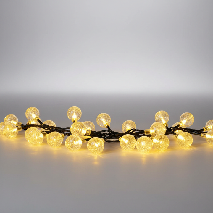 FairyGlim solar LED lichtslinger voor tuindecoratie. Waterdichte sfeerverlichting buiten.