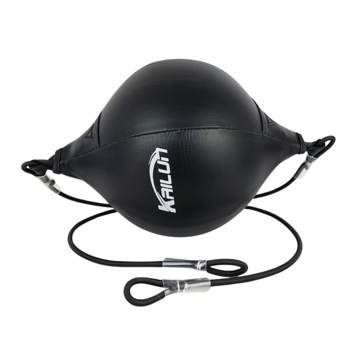 Dynamische ReflexPro speedball bokstrainer in actie, verbetert reflexen, snelheid en precisie voor vechtsport training.