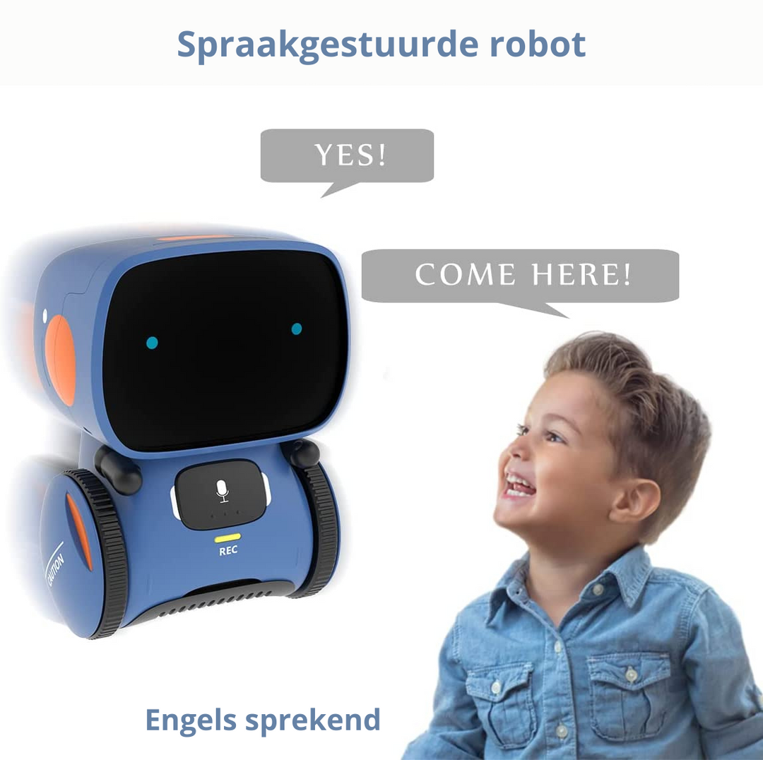 Modern smart robot speelgoed; een innovatief en educatief cadeau dat zingt, danst en praat met kinderen.