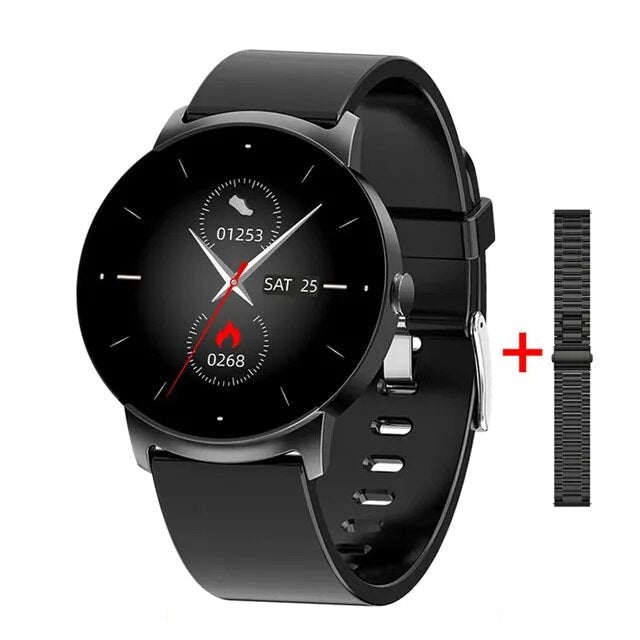Wearable technologie: uitgebreide fitness tracker met bloedglucose en slaapmonitoring.