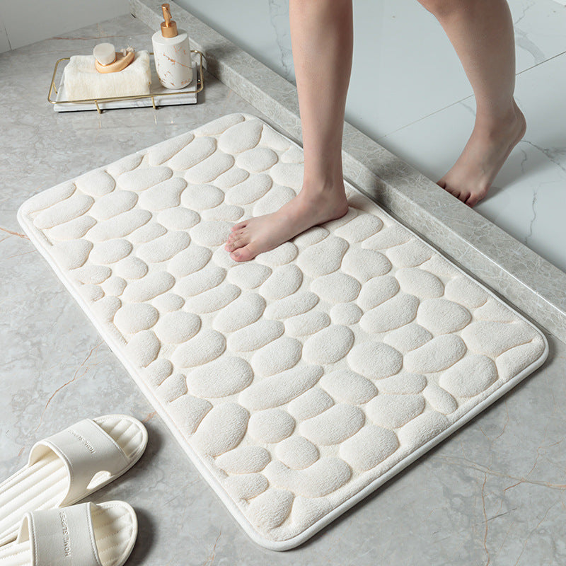 Luxe super zachte schuim badmat voor ultiem comfort in de badkamer. Snel absorberend en wasbaar.