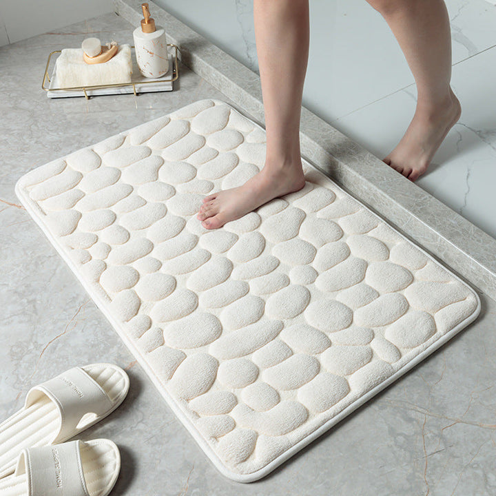 Luxe super zachte schuim badmat voor ultiem comfort in de badkamer. Snel absorberend en wasbaar.