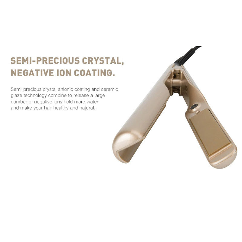 Krachtige 2-in-1 haarstyler, perfect voor dames die zowel steil als gekruld haar willen.
