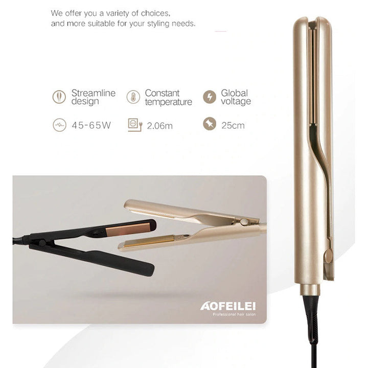 Ergonomische 2-in-1 haarstyler voor dames; creëer diverse kapsels met gemak.