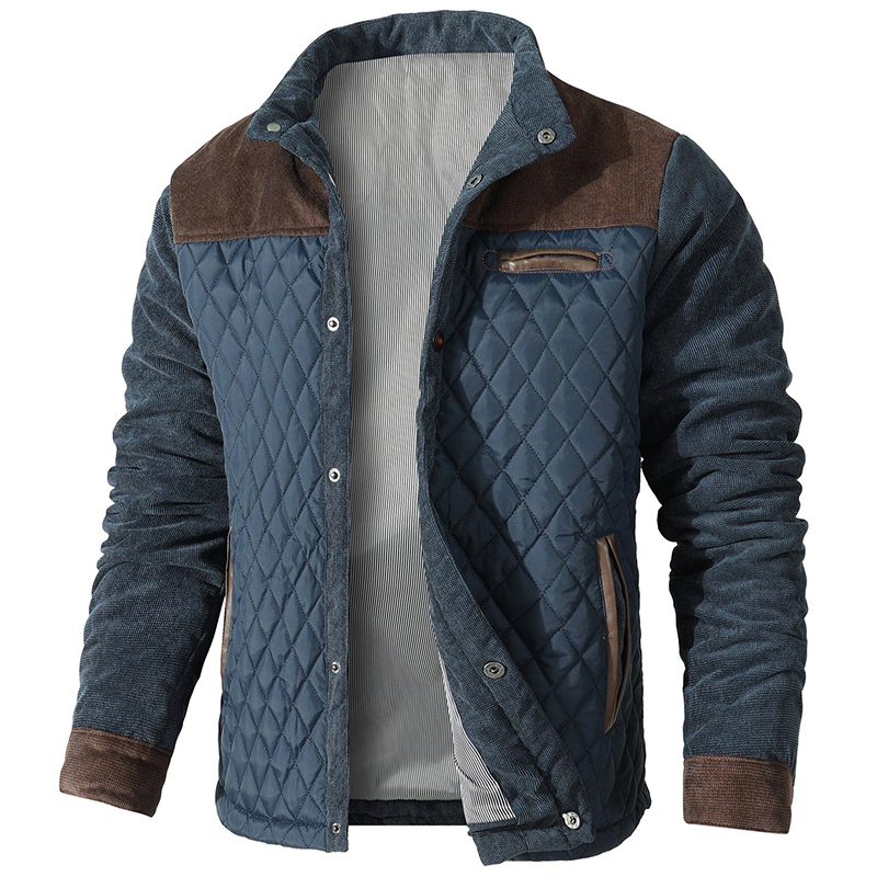 Ademende Hoymans windbreaker in bomberstijl voor heren. Comfortabel herenjasje, ideaal voor wisselvallig weer.