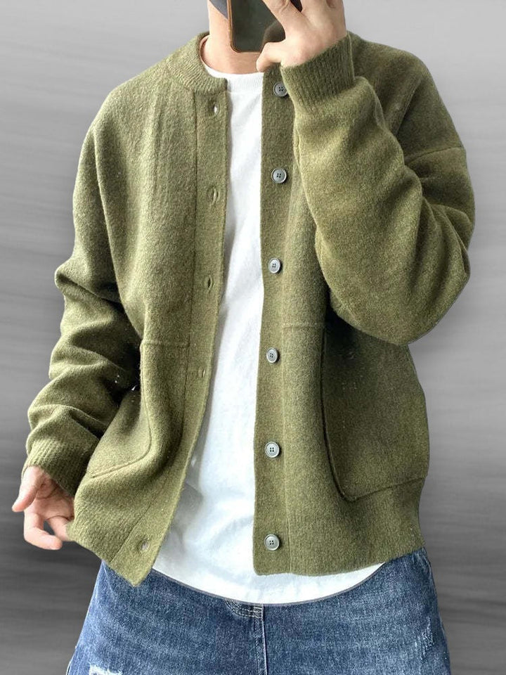 Heren vest met knoopsluiting, gebreid voor optimaal comfort en veelzijdige, stijlvolle casual mode.