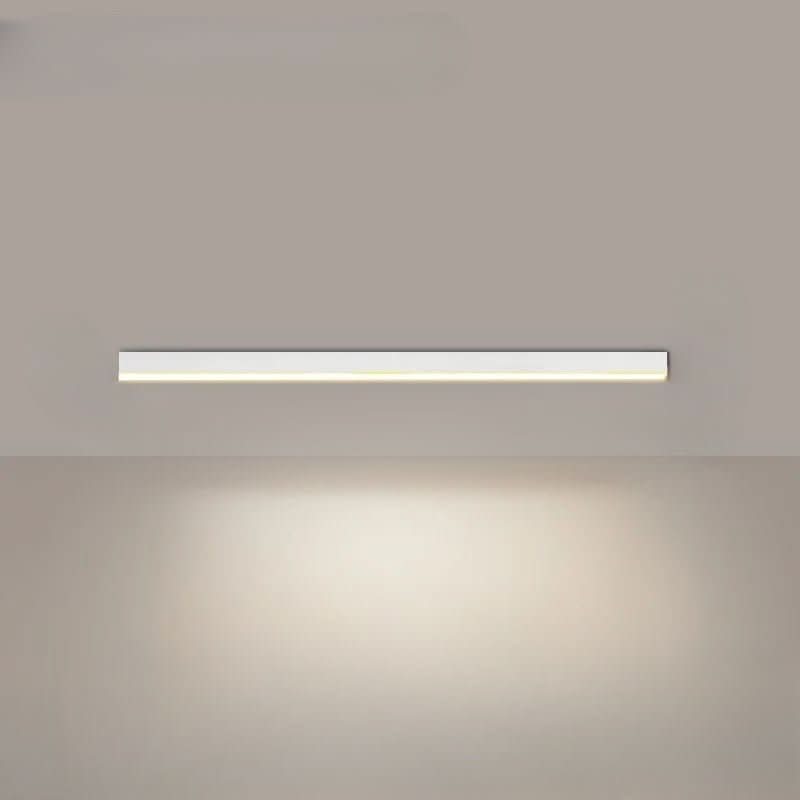 Acryl LED plafondlamp met strakke lijnen, diffuse lichtverspreiding, krachtig.