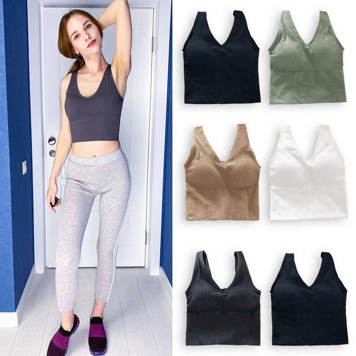 Comfortabele naadloze beha, beugelloos en flexibel, ideaal voor onder lichte stoffen en comfort.