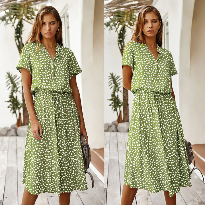 Veelzijdige dames zomerjurk, geschikt als casual jurk en trendy strandjurk. Zeer comfortabel.