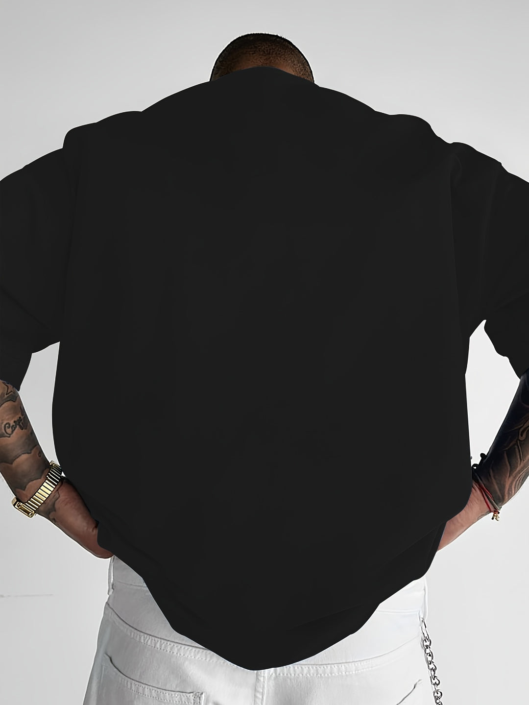Comfortabel heren T-shirt met trendy slogan print en relaxte loose fit, perfect voor casual en zomerse dagen.