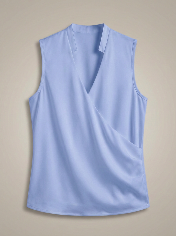 Comfortabel dames V-hals t-shirt. Deze luchtige zomer top in relaxed fit is modieus en casual.