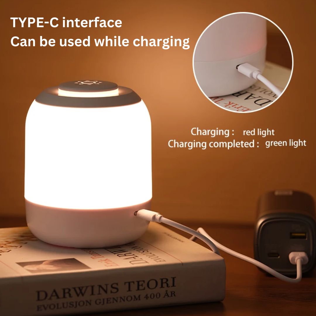 Geavanceerde LED bureaulamp met intuïtieve touchsensor. Flexibel en draagbaar voor optimale verlichting.