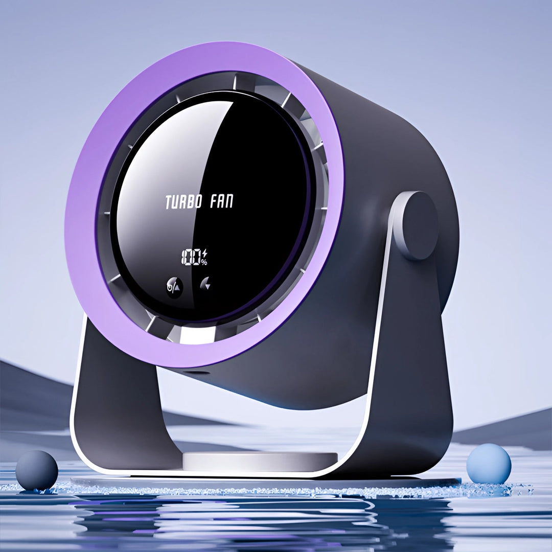 Moderne bladeloze turbo ventilator, stil en efficiënt voor optimale koeling in huis.