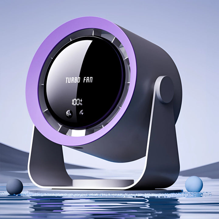 Moderne bladeloze turbo ventilator, stil en efficiënt voor optimale koeling in huis.