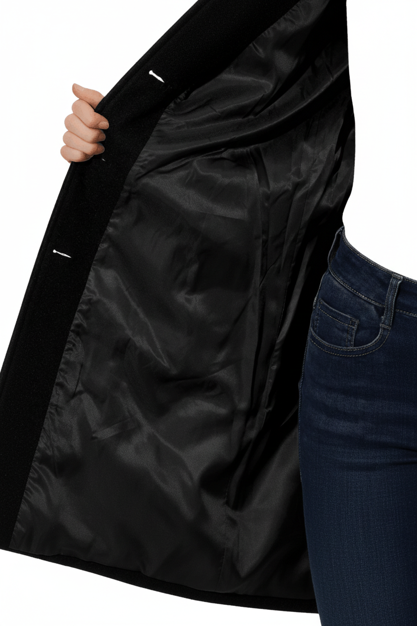 Modieuze en comfortabele dames A-lijn mantel, getailleerde winterjas, perfecte bovenkleding.