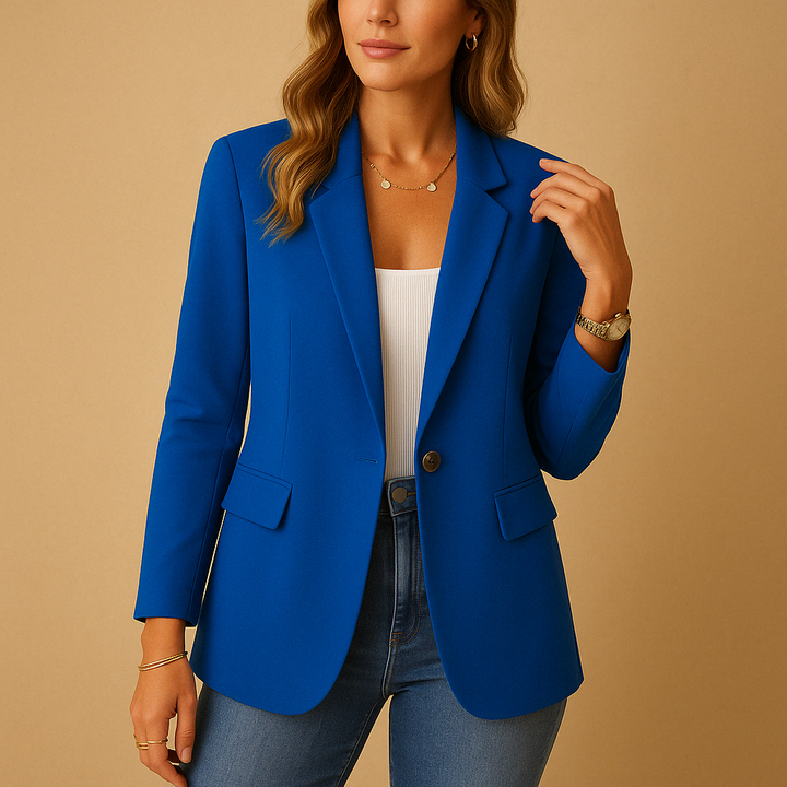 Moderne dames stretch blazer 'Isla', getailleerd voor een slanke look. Eenvoudig te combineren kantooroutfit.