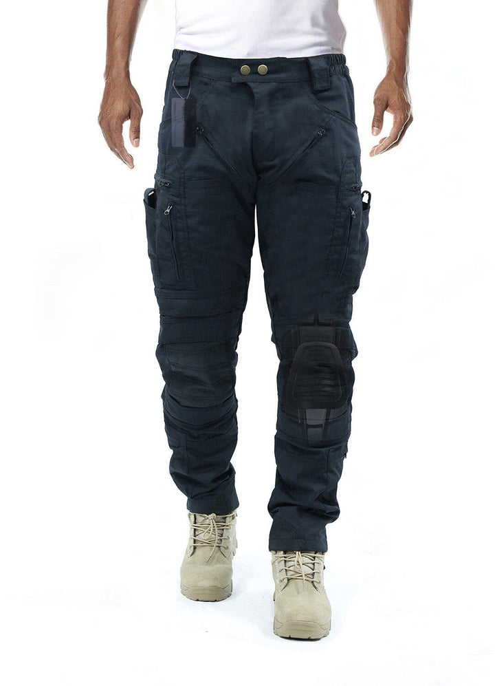 Heren cargobroek in tactische uitvoering, met comfort en bescherming voor outdoor en werk.