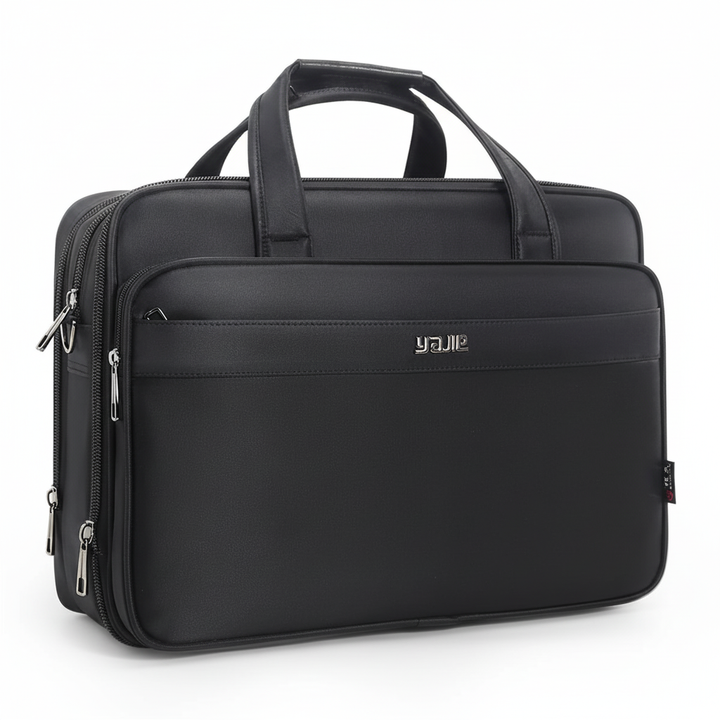 Stijlvolle unisex BizBag laptoptas in zwart, ideaal voor de georganiseerde professional.