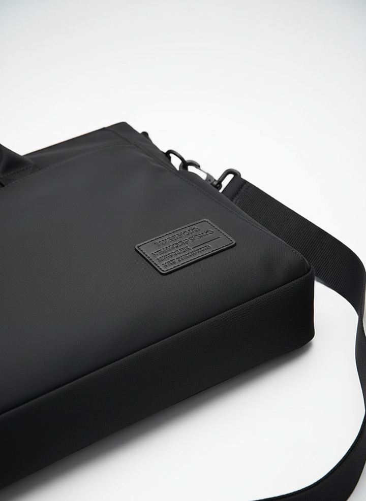 Compacte unisex laptoptas, ideaal voor reizen en dagelijks woon-werkverkeer, biedt optimale bescherming.