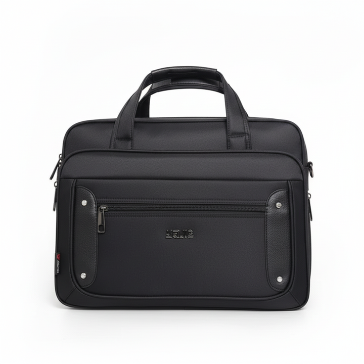Ruime unisex laptoptas, geschikt als professionele aktetas of laptophoes. Stijlvol en duurzaam ontwerp.