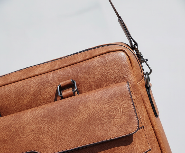 Stijlvolle laptoptas voor professionals, met een elegant design voor kantoor en zakelijke afspraken.