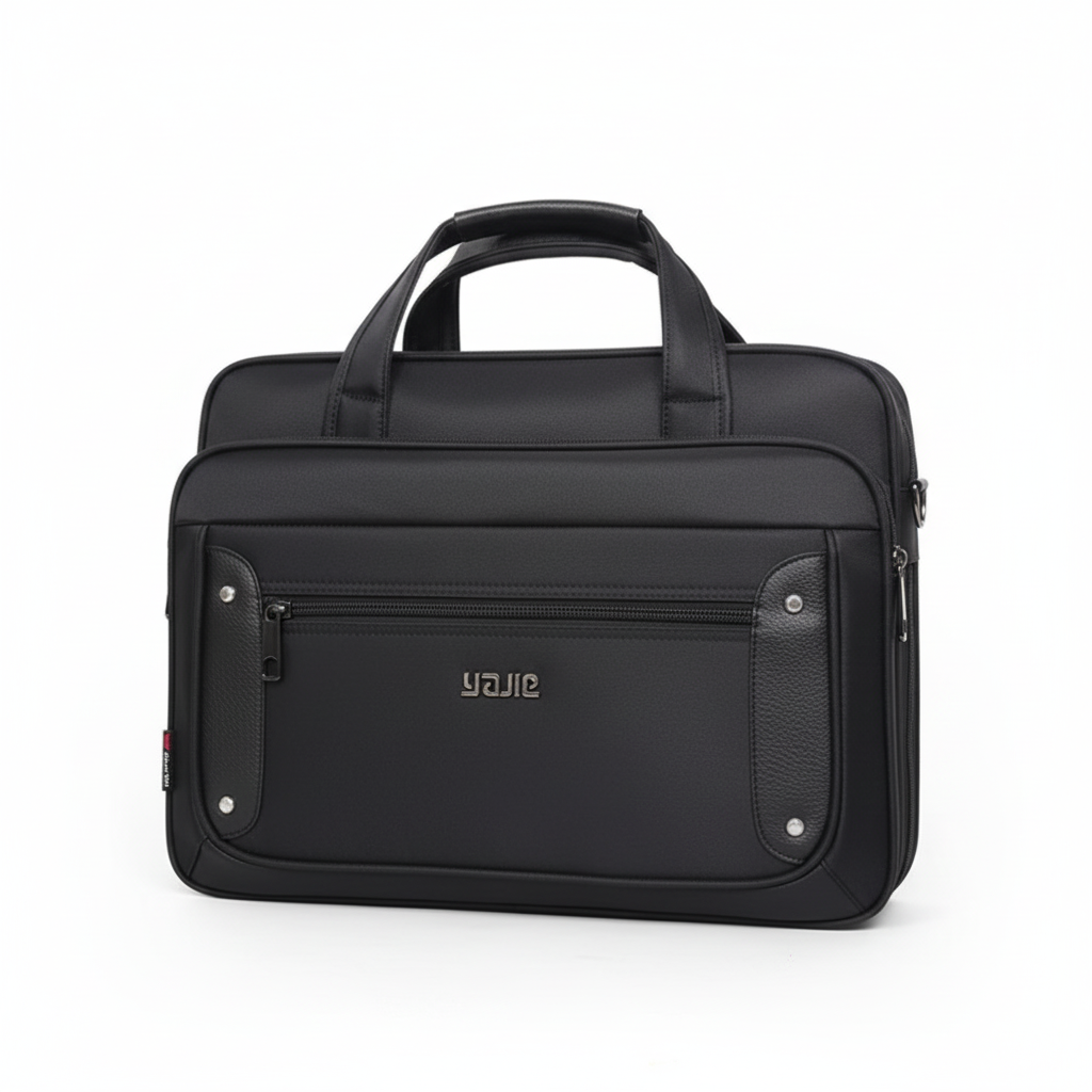 Functionele WorkEase laptoptas met diverse vakken voor organisatie; een stijlvolle schoudertas voor werk en onderweg.