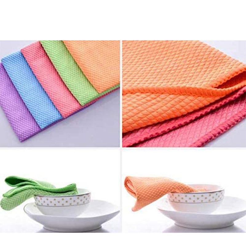 Duurzame microvezel schoonmaakdoek voor langdurig streeploos reinigen in het huis.