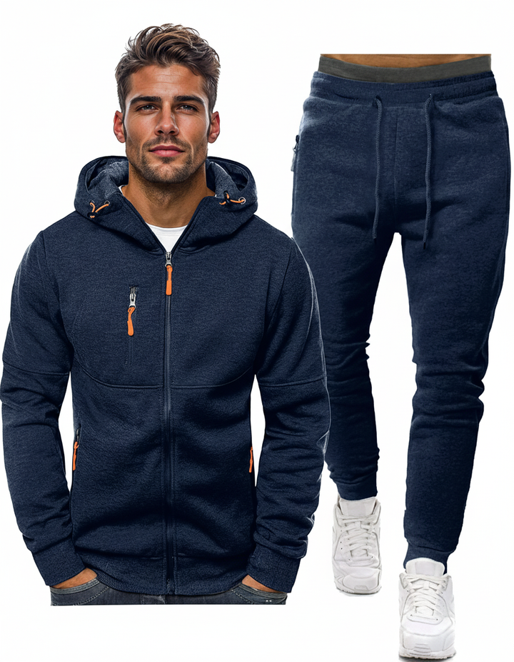Slim-fit heren joggingbroek. Comfortabele sportbroek van het trainingspak voor sport en vrije tijd.