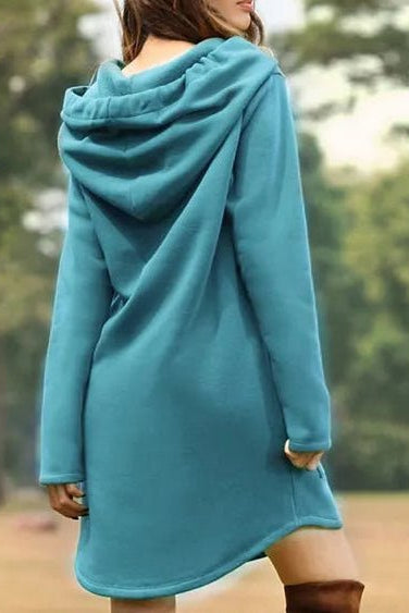 Veelzijdige dames tuniekjurk Audrey, perfect als comfortabele kleding, loungewear of streetwear.