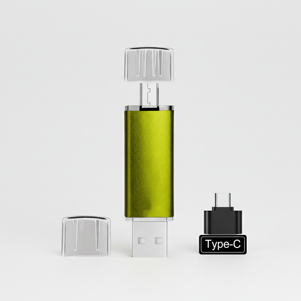 Snelle USB-stick met OTG voor efficiënte gegevensoverdracht. Een betrouwbare flash drive en data opslag oplossing.