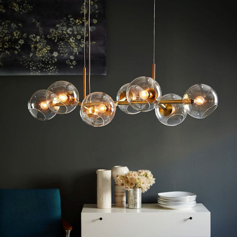 Eettafel hanglamp met LED; moderne, minimalistische verlichting voor boven de eettafel.
