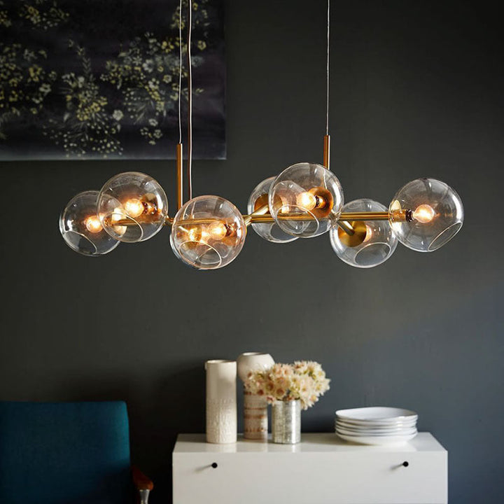 Eettafel hanglamp met LED; moderne, minimalistische verlichting voor boven de eettafel.
