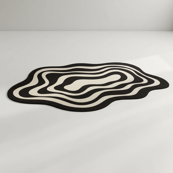Antislip badmat WaterfallMat voor badkamer, stijlvol en veilig, met ultra-absorberende en sneldrogende eigenschappen.