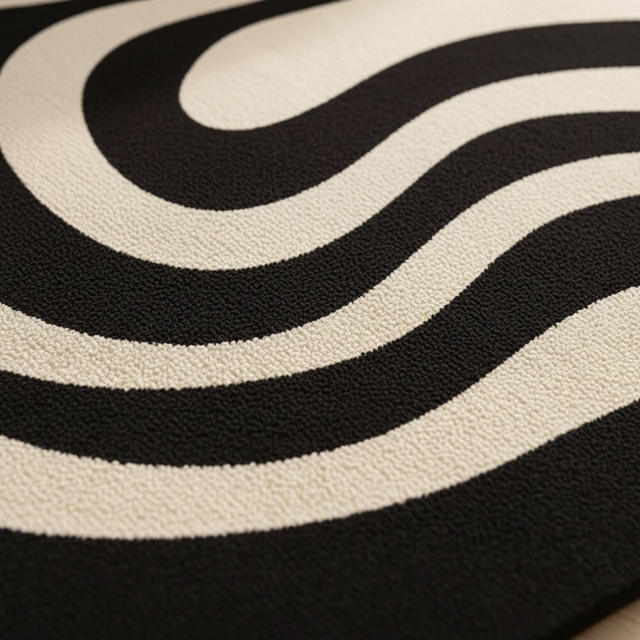 Comfortabele en hygiënische WaterfallMat badmat, ultra absorberend en sneldrogend, met antislip functie voor de badkamer.