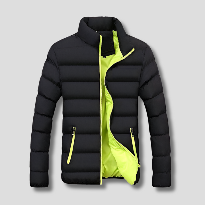 Modern herenjack, ultralicht pufferjack, warm en comfortabel voor herfst en winter. Ideale bovenkleding.