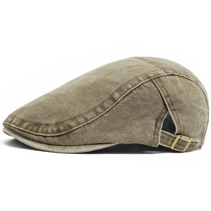 Heren casual hoed in Franse beret stijl. Trendy vintage accessoire voor de bewuste man.