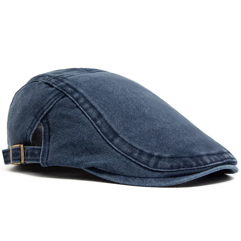 Heren pet met authentieke vintage uitstraling. Ideaal accessoire voor herfst en winter mode.